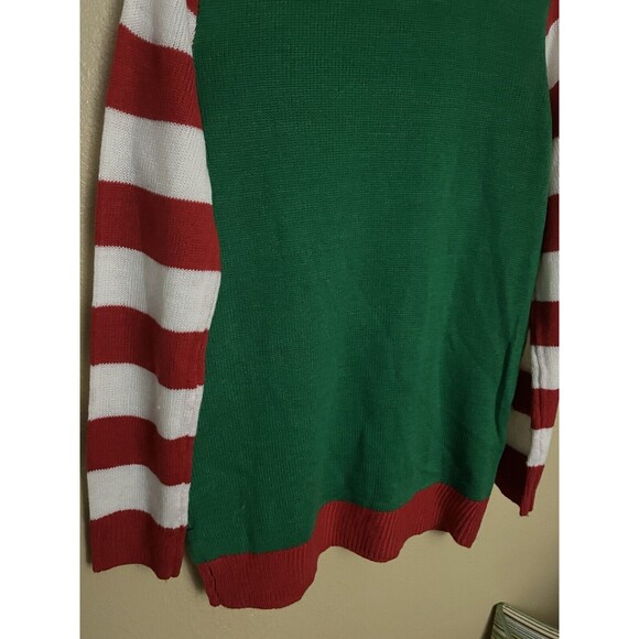 Merry Wear Tic Tac Toe Ugly Christmas Sweater Knit Top Size Medium - Picture 8 of 9